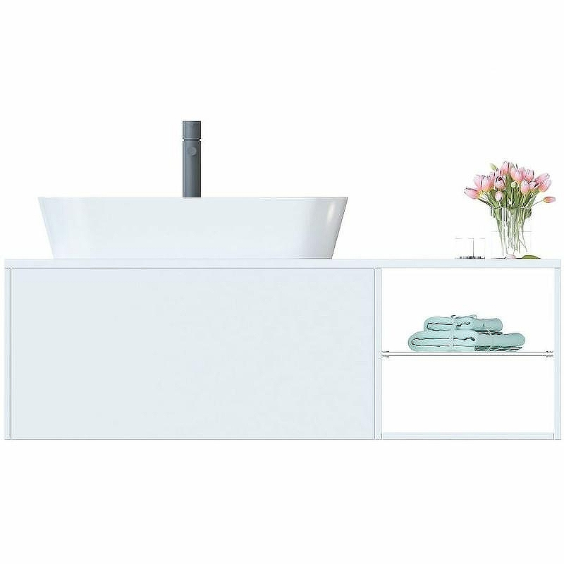 Тумба с раковиной SanVit Оскар 120 L koskar120L подвесная Белая, купить, цена, заказать, магазин, доставка, скидка, промокод, купить, цена, заказать, магазин, доставка, скидка, промокод