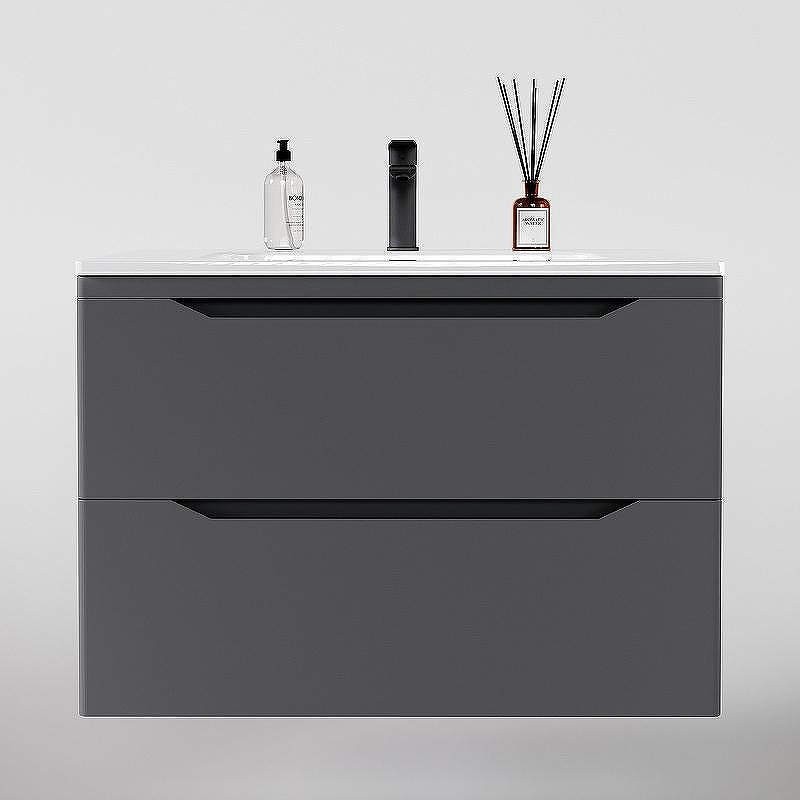 Тумба под раковину Style Line Марелла 80 Люкс Plus СС-00002412 подвесная Серый матовый антискрейтч, купить, цена, заказать, магазин, доставка, скидка, промокод, купить, цена, заказать, магазин, доставка, скидка, промокод