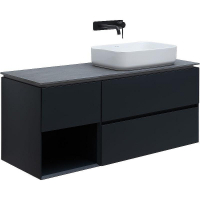 Тумба под раковину Allen Brau Infinity 120 R 1.21007.AM подвесная Антрацит матовый, купить, цена, заказать, магазин, доставка, скидка, промокод, купить, цена, заказать, магазин, доставка, скидка, промокод