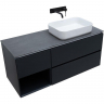 Тумба под раковину Allen Brau Infinity 120 R 1.21007.AM подвесная Антрацит матовый, купить, цена, заказать, магазин, доставка, скидка, промокод, купить, цена, заказать, магазин, доставка, скидка, промокод