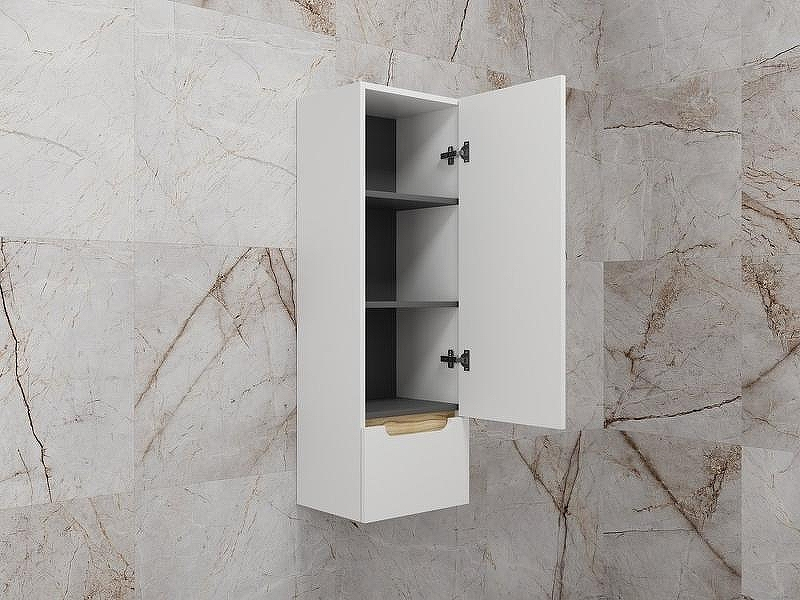 Шкаф пенал Style Line Бали 36 ЛС-00002340 подвесной Белый софт, купить, цена, заказать, магазин, доставка, скидка, промокод, купить, цена, заказать, магазин, доставка, скидка, промокод