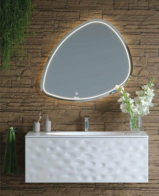 Зеркало Clarberg Clarberg Stone 95 Stn.02.10 с подсветкой с сенсорным выключателем