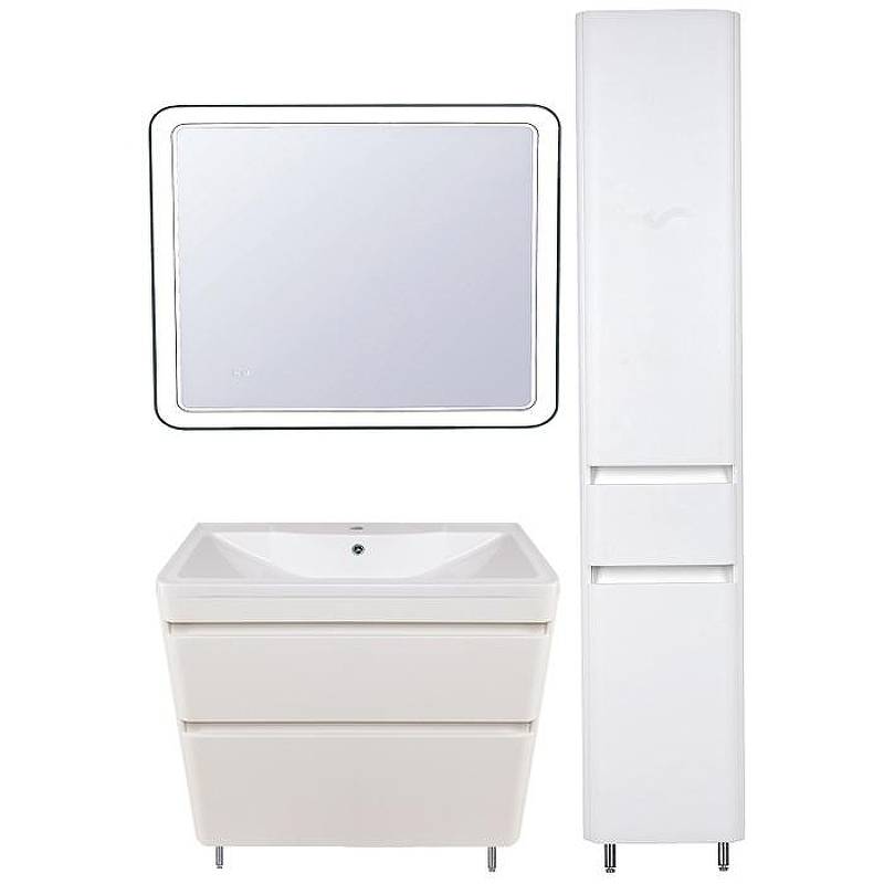 Тумба под раковину Style Line Атлантика Люкс Plus 90 СС-00002212 Антискрейч, купить, цена, заказать, магазин, доставка, скидка, промокод, купить, цена, заказать, магазин, доставка, скидка, промокод