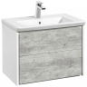 Тумба под раковину Roca Ronda 60 ZRU9303002 подвесная Бетон Белый матовый, купить, цена, заказать, магазин, доставка, скидка, промокод, купить, цена, заказать, магазин, доставка, скидка, промокод
