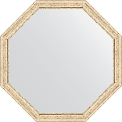 Зеркало Evoform Octagon 70х70 BY 3687 в багетной раме - Слоновая кость 51
