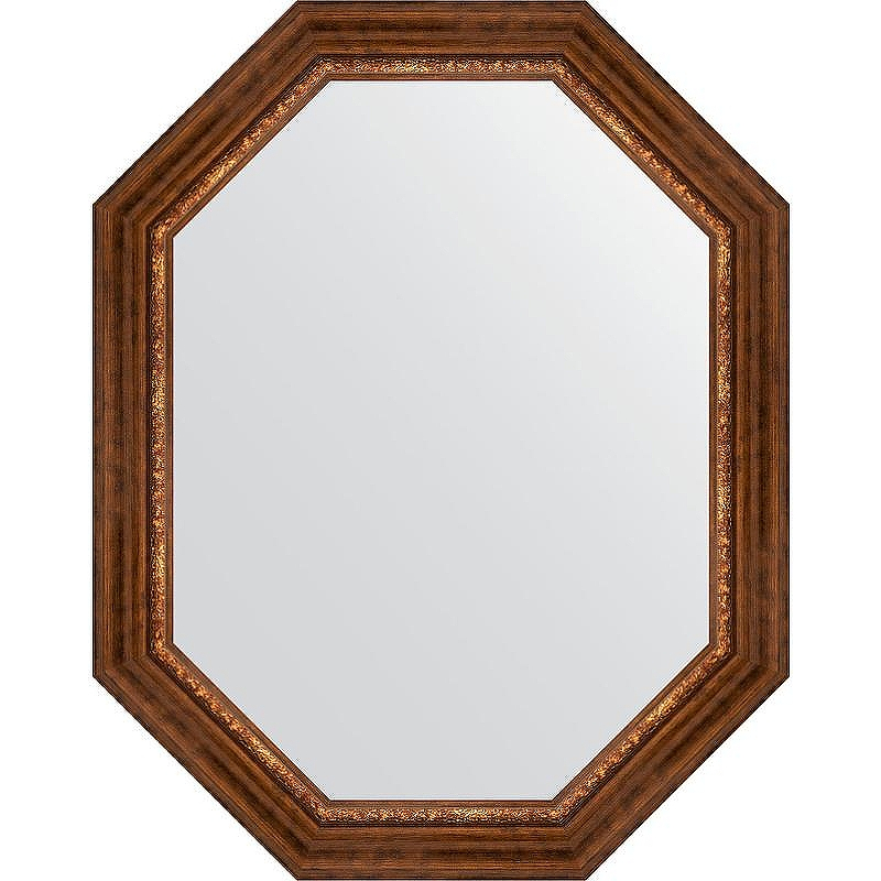 Зеркало Evoform Octagon 76x96 BY 7172 в багетной раме - Римская бронза 88, купить, цена, заказать, магазин, доставка, скидка, промокод, купить, цена, заказать, магазин, доставка, скидка, промокод