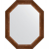 Зеркало Evoform Octagon 76x96 BY 7172 в багетной раме - Римская бронза 88, купить, цена, заказать, магазин, доставка, скидка, промокод, купить, цена, заказать, магазин, доставка, скидка, промокод