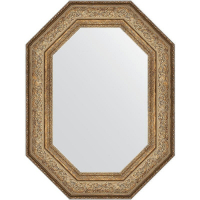 Зеркало Evoform Polygon 80х60 BY 7249 в багетной раме - Виньетка античная бронза 109, купить, цена, заказать, магазин, доставка, скидка, промокод, купить, цена, заказать, магазин, доставка, скидка, промокод