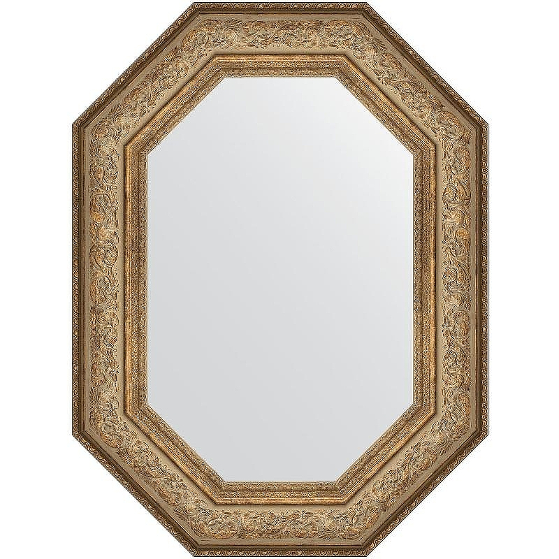 Зеркало Evoform Polygon 80х60 BY 7249 в багетной раме - Виньетка античная бронза 109, купить, цена, заказать, магазин, доставка, скидка, промокод, купить, цена, заказать, магазин, доставка, скидка, промокод