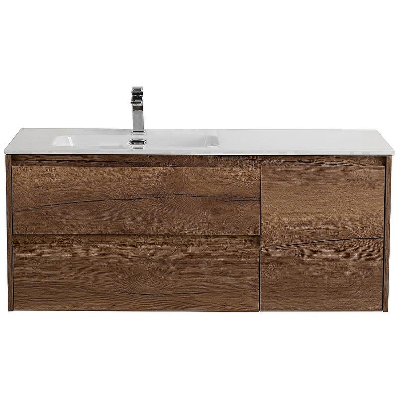 Тумба под раковину BelBagno Kraft 120 L KRAFT-1200-2C-1A-SO-RT-L подвесная Rovere Tabacco, купить, цена, заказать, магазин, доставка, скидка, промокод, купить, цена, заказать, магазин, доставка, скидка, промокод