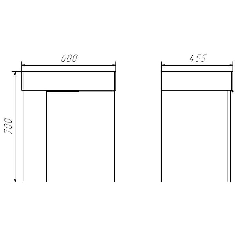 Тумба с раковиной Comforty Асти 60П 00-00019191 подвесная Бетон светлый, купить, цена, заказать, магазин, доставка, скидка, промокод, купить, цена, заказать, магазин, доставка, скидка, промокод