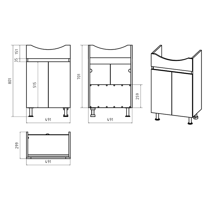 Тумба с раковиной Misty Поло 50 УТ000014009 Антрацит Дуб Галифакс белый, купить, цена, заказать, магазин, доставка, скидка, промокод, купить, цена, заказать, магазин, доставка, скидка, промокод