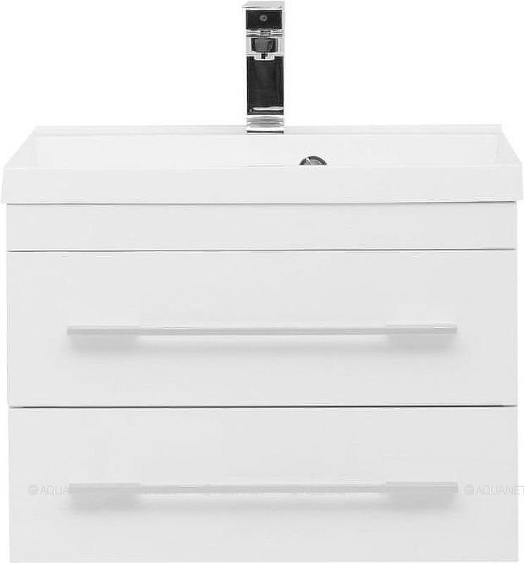 Тумба с раковиной Aquanet Нота 58 212800 подвесная Белая, купить, цена, заказать, магазин, доставка, скидка, промокод, купить, цена, заказать, магазин, доставка, скидка, промокод
