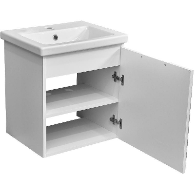 Тумба под раковину Stella Polar Норина 50 SP-00000233 подвесная Белая