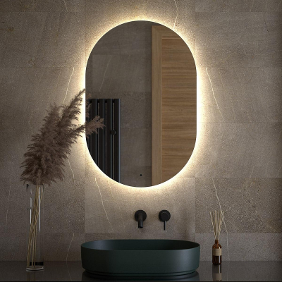 Зеркало Defesto Opti 60х90 DF 2905R с подсветкой 25W-4500K/ИК - выключатель/Нейтральный белый свет