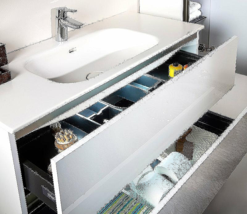 Тумба под раковину Boheme Armadi Art Vallessi 120 837-120-W подвесная Белая, купить, цена, заказать, магазин, доставка, скидка, промокод, купить, цена, заказать, магазин, доставка, скидка, промокод