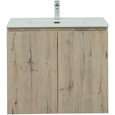 Тумба под раковину Aquanet Алвита New 80 277529 подвесная Дуб Веллингтон