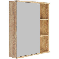 Зеркальный шкаф Onika Легран 50.00У 205022 Дуб галифакс, купить, цена, заказать, магазин, доставка, скидка, промокод, купить, цена, заказать, магазин, доставка, скидка, промокод