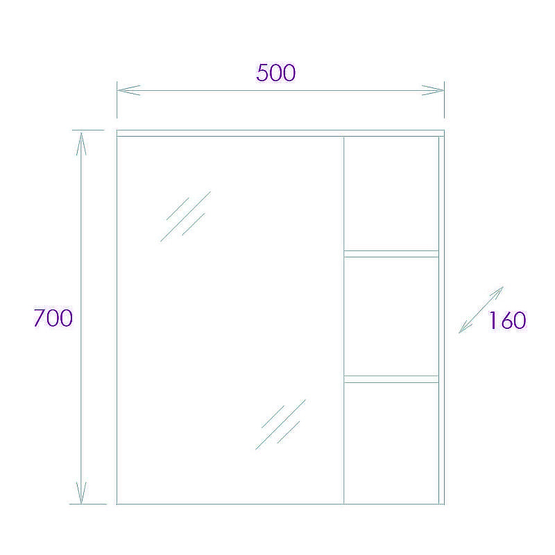 Зеркальный шкаф Onika Легран 50.00У 205022 Дуб галифакс, купить, цена, заказать, магазин, доставка, скидка, промокод, купить, цена, заказать, магазин, доставка, скидка, промокод
