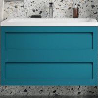 Тумба под раковину Art&Max AM-Platino-900-2C-SO-TM подвесная Бирюзовая матовая, купить, цена, заказать, магазин, доставка, скидка, промокод, купить, цена, заказать, магазин, доставка, скидка, промокод