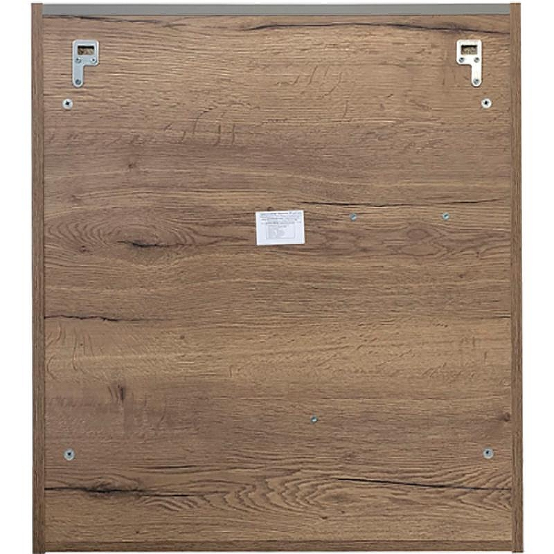 Зеркальный шкаф Comforty Никосия 70 00-00008851 Дуб темный, купить, цена, заказать, магазин, доставка, скидка, промокод, купить, цена, заказать, магазин, доставка, скидка, промокод