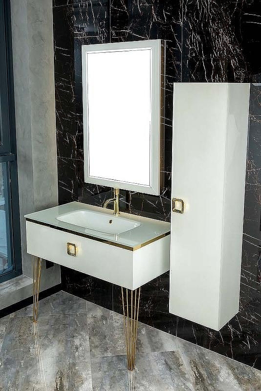 Шкаф пенал Boheme Armadi Art Lucido 35 772-W подвесной Жемчужный белый, купить, цена, заказать, магазин, доставка, скидка, промокод, купить, цена, заказать, магазин, доставка, скидка, промокод