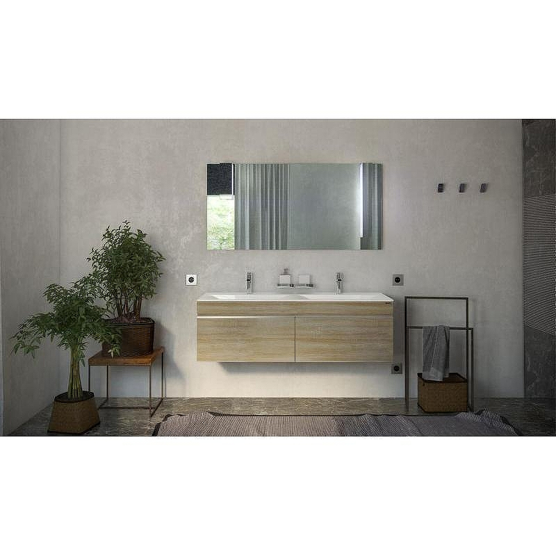 Тумба под раковину Velvex Pulsus 140 tp.PUL.PUL.140.2Y Дуб сонома, купить, цена, заказать, магазин, доставка, скидка, промокод, купить, цена, заказать, магазин, доставка, скидка, промокод