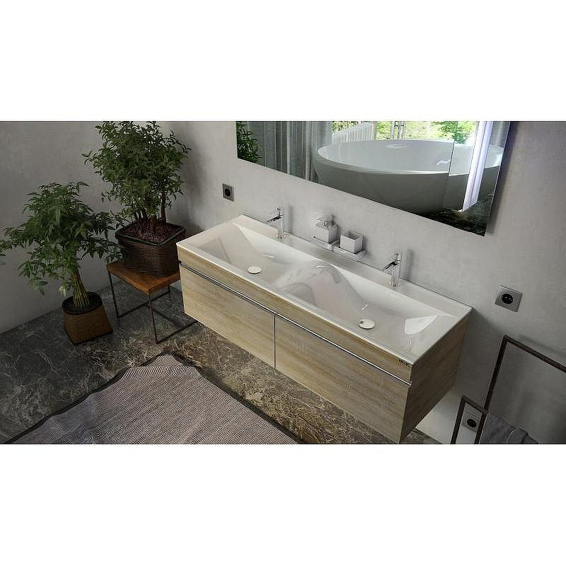 Тумба под раковину Velvex Pulsus 140 tp.PUL.PUL.140.2Y Дуб сонома, купить, цена, заказать, магазин, доставка, скидка, промокод, купить, цена, заказать, магазин, доставка, скидка, промокод