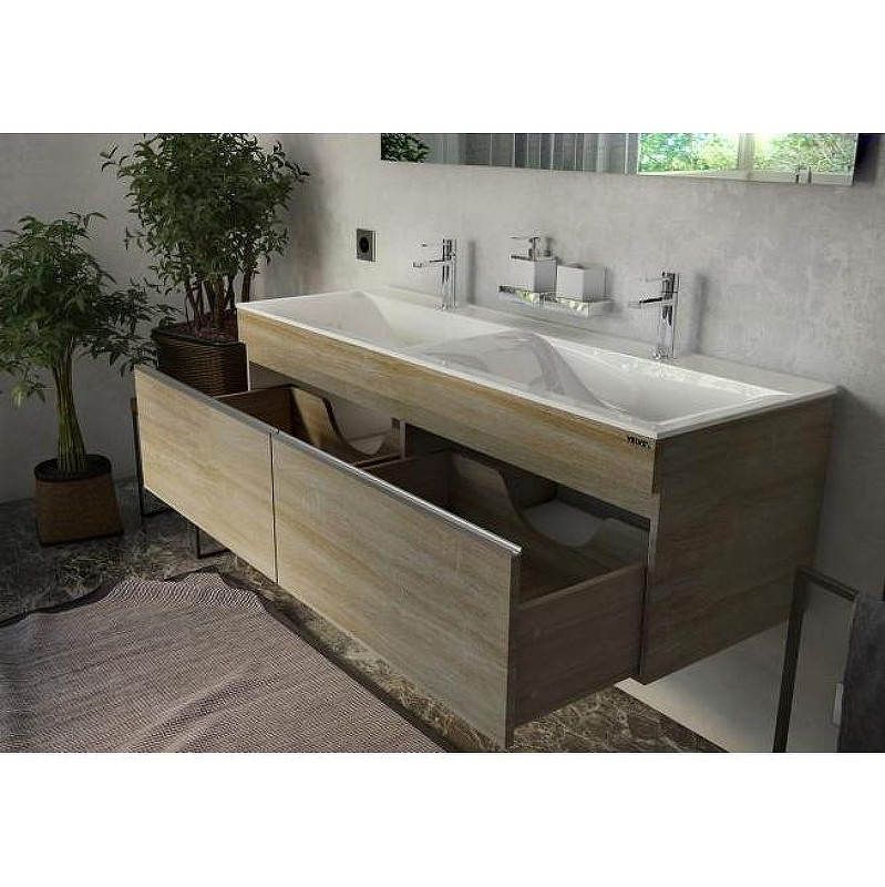 Тумба под раковину Velvex Pulsus 140 tp.PUL.PUL.140.2Y Дуб сонома, купить, цена, заказать, магазин, доставка, скидка, промокод, купить, цена, заказать, магазин, доставка, скидка, промокод