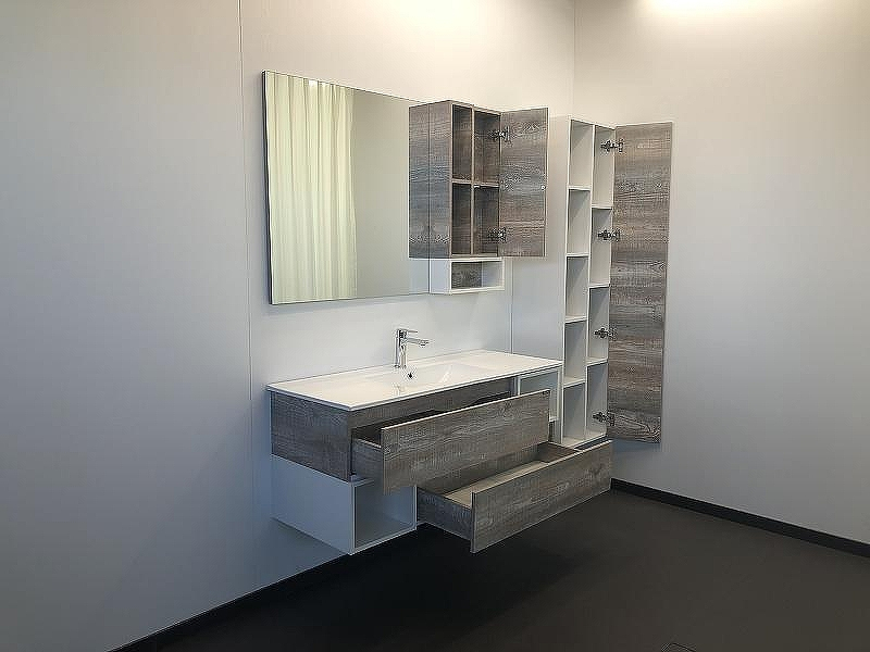 Зеркало со шкафом Comforty Турин 120 00004137136 Дуб бежевый, купить, цена, заказать, магазин, доставка, скидка, промокод, купить, цена, заказать, магазин, доставка, скидка, промокод