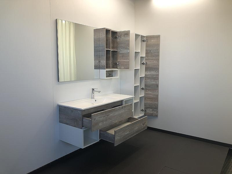 Зеркало со шкафом Comforty Турин 120 00004137136 Дуб бежевый, купить, цена, заказать, магазин, доставка, скидка, промокод, купить, цена, заказать, магазин, доставка, скидка, промокод