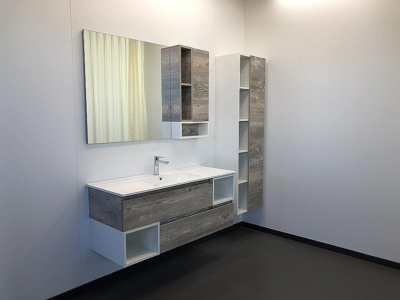 Зеркало со шкафом Comforty Турин 120 00004137136 Дуб бежевый, купить, цена, заказать, магазин, доставка, скидка, промокод, купить, цена, заказать, магазин, доставка, скидка, промокод