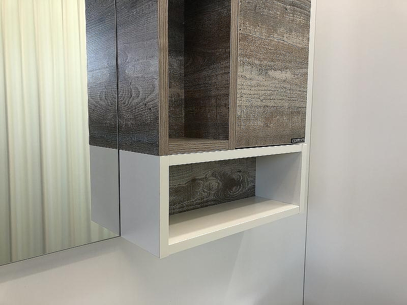 Зеркало со шкафом Comforty Турин 120 00004137136 Дуб бежевый, купить, цена, заказать, магазин, доставка, скидка, промокод, купить, цена, заказать, магазин, доставка, скидка, промокод