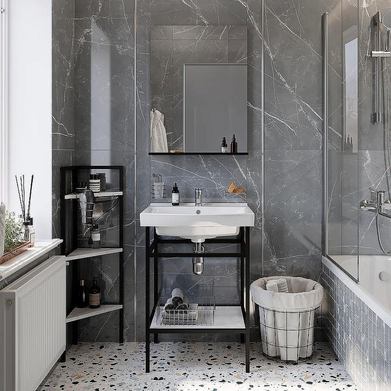 Шкаф пенал DIWO Смоленск С14144 угловой Черный муар Северное дерево, купить, цена, заказать, магазин, доставка, скидка, промокод, купить, цена, заказать, магазин, доставка, скидка, промокод