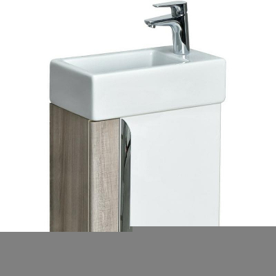 Тумба под раковину Aquaton Вита 45 1A221401VTD70 подвесная Белая Ясень шимо