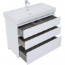Тумба под раковину Aquanet Nova Lite 100 302478 Белый глянец, купить, цена, заказать, магазин, доставка, скидка, промокод, купить, цена, заказать, магазин, доставка, скидка, промокод