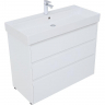 Тумба под раковину Aquanet Nova Lite 100 302478 Белый глянец, купить, цена, заказать, магазин, доставка, скидка, промокод, купить, цена, заказать, магазин, доставка, скидка, промокод