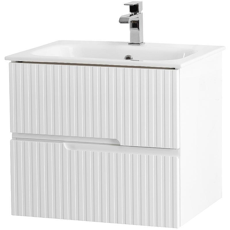 Тумба под раковину Cezares Duet 60 DUET-600-2C-SO-BO подвесная Bianco Opaco, купить, цена, заказать, магазин, доставка, скидка, промокод, купить, цена, заказать, магазин, доставка, скидка, промокод