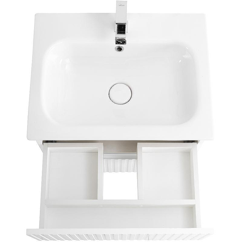 Тумба под раковину Cezares Duet 60 DUET-600-2C-SO-BO подвесная Bianco Opaco, купить, цена, заказать, магазин, доставка, скидка, промокод, купить, цена, заказать, магазин, доставка, скидка, промокод