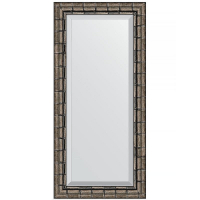 Зеркало Evoform Exclusive 113х53 BY 1146 с фацетом в багетной раме - Серебряный бамбук 73, купить, цена, заказать, магазин, доставка, скидка, промокод, купить, цена, заказать, магазин, доставка, скидка, промокод