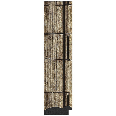 Зеркало Evoform Exclusive 113х53 BY 1146 с фацетом в багетной раме - Серебряный бамбук 73