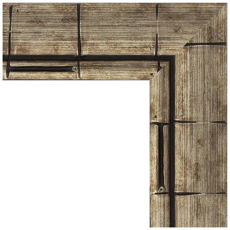 Зеркало Evoform Exclusive 113х53 BY 1146 с фацетом в багетной раме - Серебряный бамбук 73, купить, цена, заказать, магазин, доставка, скидка, промокод, купить, цена, заказать, магазин, доставка, скидка, промокод