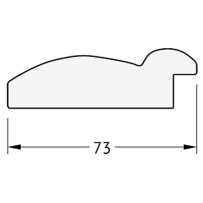Зеркало Evoform Exclusive 113х53 BY 1146 с фацетом в багетной раме - Серебряный бамбук 73