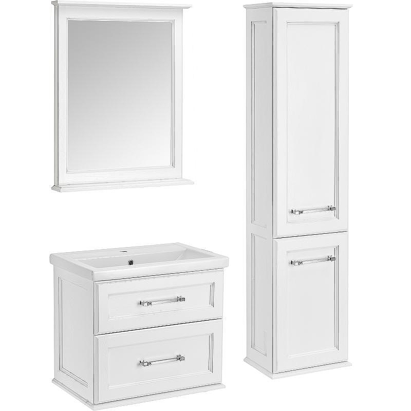 Зеркало ASB-Woodline Венеция 70 11940 Белое с патиной Серебро, купить, цена, заказать, магазин, доставка, скидка, промокод, купить, цена, заказать, магазин, доставка, скидка, промокод