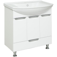 Тумба под раковину Runo Барселона 75 00000001032 Белая, купить, цена, заказать, магазин, доставка, скидка, промокод, купить, цена, заказать, магазин, доставка, скидка, промокод