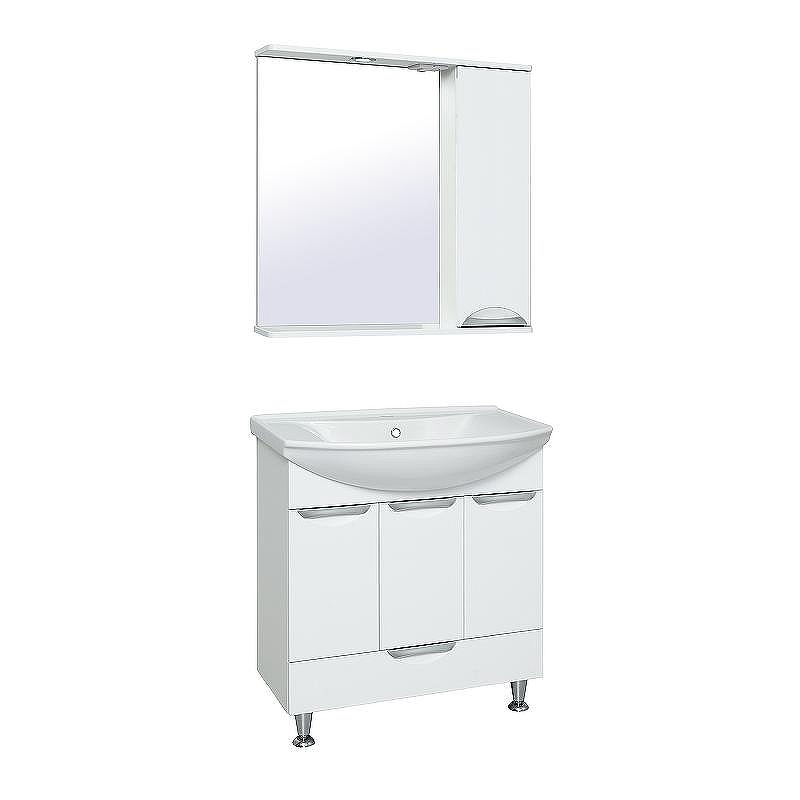 Тумба под раковину Runo Барселона 75 00000001032 Белая, купить, цена, заказать, магазин, доставка, скидка, промокод, купить, цена, заказать, магазин, доставка, скидка, промокод