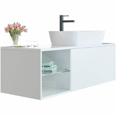 Тумба с раковиной SanVit Оскар 120 R koskar120R подвесная Белая