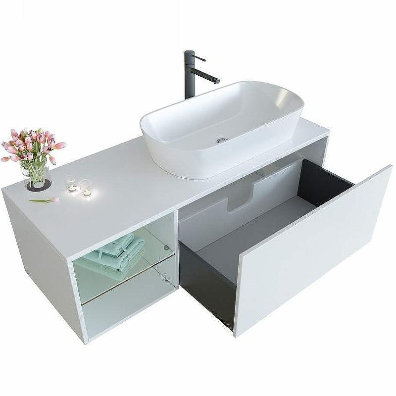 Тумба с раковиной SanVit Оскар 120 R koskar120R подвесная Белая, купить, цена, заказать, магазин, доставка, скидка, промокод, купить, цена, заказать, магазин, доставка, скидка, промокод