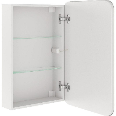 Зеркальный шкаф Corozo Алабама 50/С SD-00001389 с подсветкой Белый