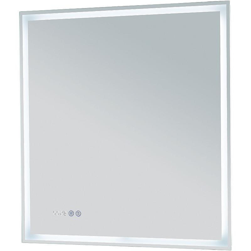 Зеркало Aquanet Оптима 70 288964 с подсветкой с сенсорным выключателем, часами и подогревом, купить, цена, заказать, магазин, доставка, скидка, промокод, купить, цена, заказать, магазин, доставка, скидка, промокод